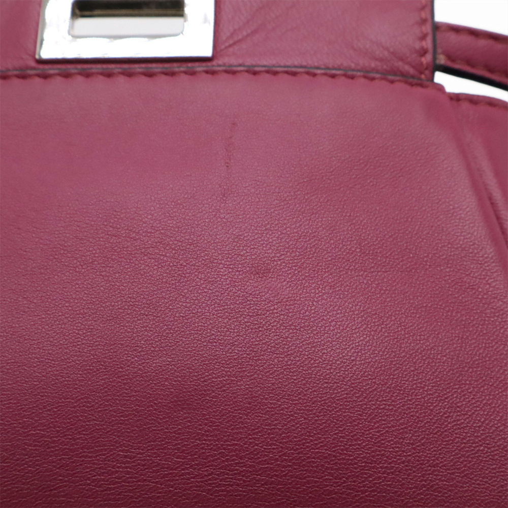FENDI Purple Leather Peekaboo Shoulder Bag - Picture 5 of 10